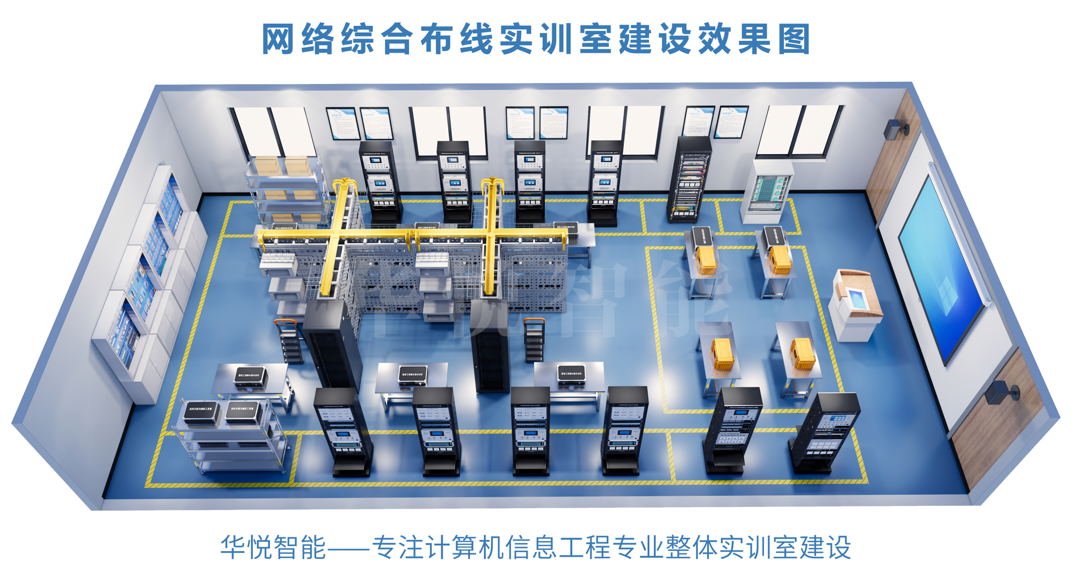 網(wǎng)絡(luò)綜合布線實訓(xùn)室課程介紹